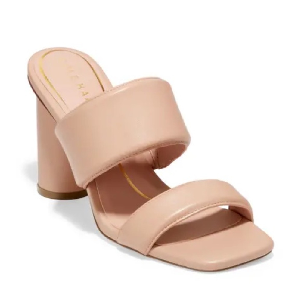 Cole Haan Nude Block Heels